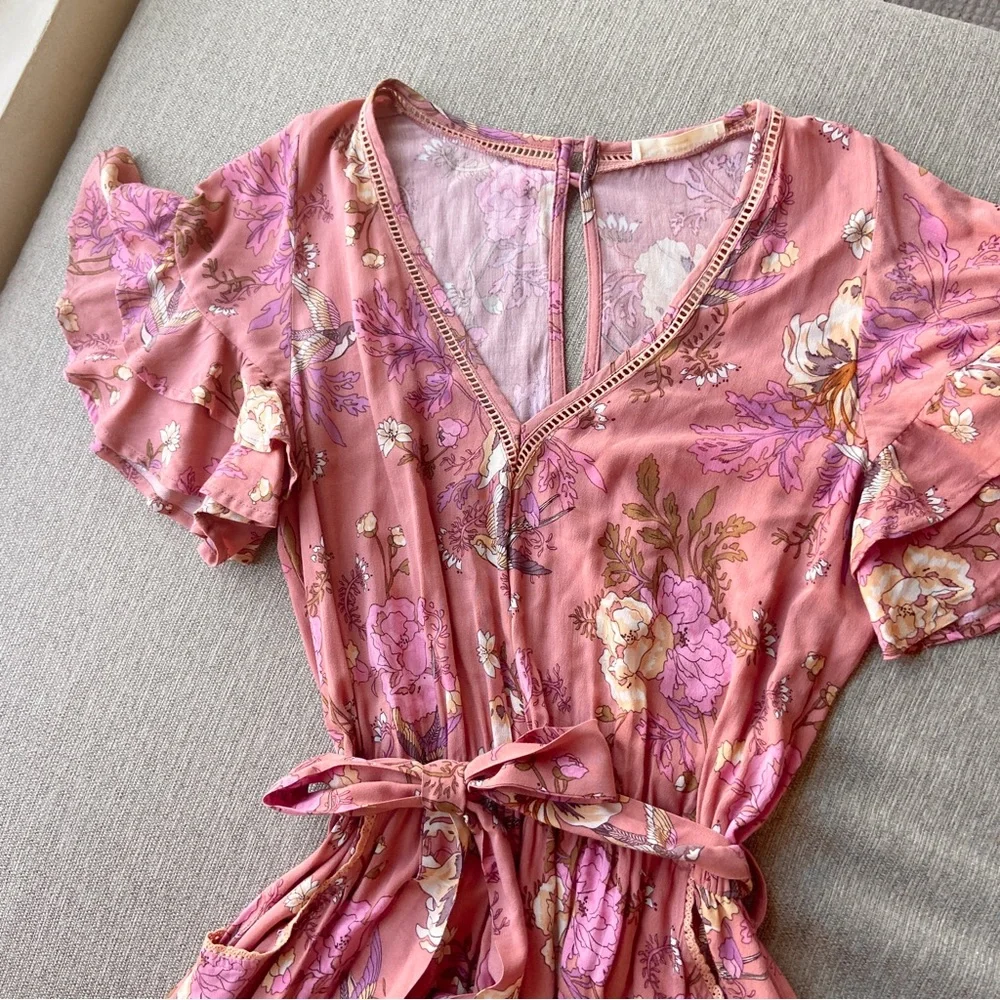 SPELL & The Gypsy Rosa Play Dress in Blush - Picture 15 of 16